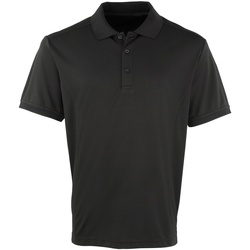 textil Herre Polo-t-shirts m. korte ærmer Premier PR615 Black