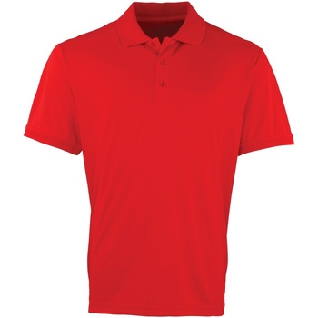 textil Herre Polo-t-shirts m. korte ærmer Premier PR615 Red