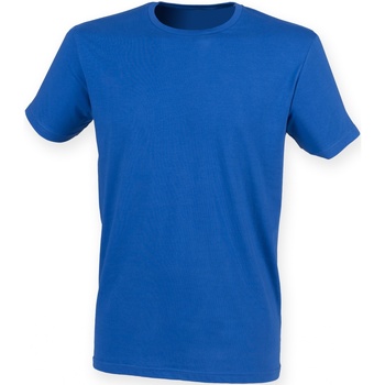 textil Herre T-shirts m. korte ærmer Skinni Fit SF121 Royal
