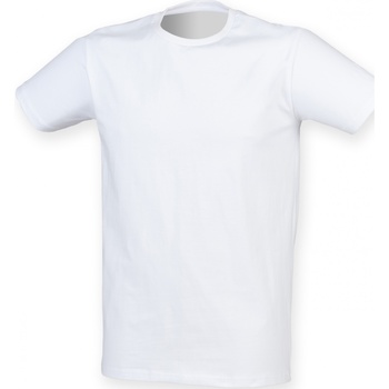 textil Herre T-shirts m. korte ærmer Skinni Fit SF121 White