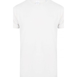 textil Herre T-shirts m. korte ærmer Skinni Fit SF122 White