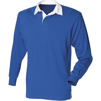 textil Herre Polo-t-shirts m. lange ærmer Front Row Rugby Blå