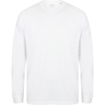 textil Herre Sweatshirts Skinni Fit Slogan White
