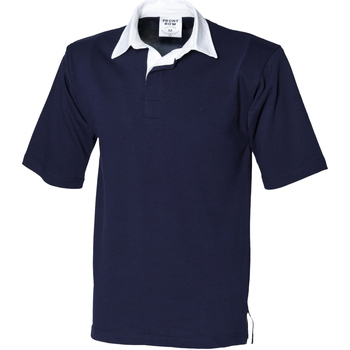 textil Herre Polo-t-shirts m. korte ærmer Front Row FR03M Blå