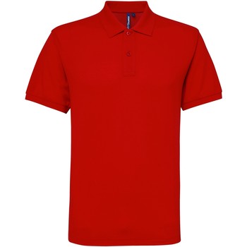 textil Herre Polo-t-shirts m. korte ærmer Asquith & Fox AQ015 Rød