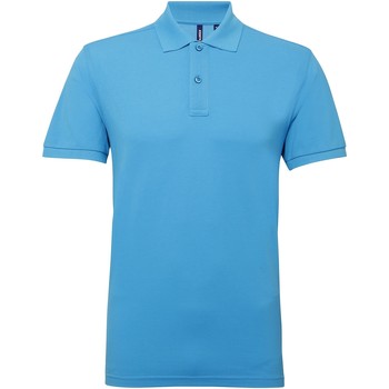 textil Herre Polo-t-shirts m. korte ærmer Asquith & Fox AQ015 Blå