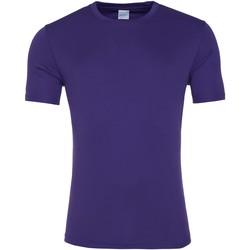 textil Herre T-shirts m. korte ærmer Awdis JC020 Purple