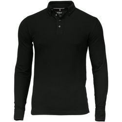textil Herre Polo-t-shirts m. lange ærmer Nimbus NB71M Black