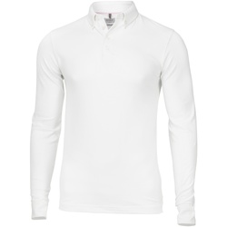 textil Herre Polo-t-shirts m. lange ærmer Nimbus NB71M White
