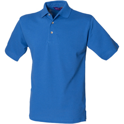 textil Herre Polo-t-shirts m. korte ærmer Henbury HB100 Royal