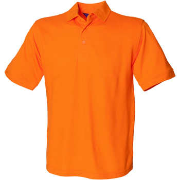 textil Herre Polo-t-shirts m. korte ærmer Henbury HB400 Orange