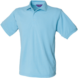 textil Herre Polo-t-shirts m. korte ærmer Henbury HB400 Sky