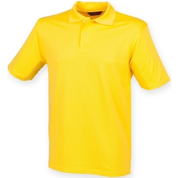 textil Herre Polo-t-shirts m. korte ærmer Henbury HB475 Yellow