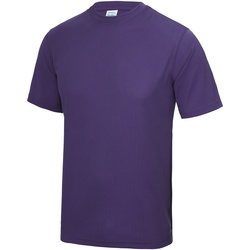 textil Herre T-shirts m. korte ærmer Awdis JC001 Purple