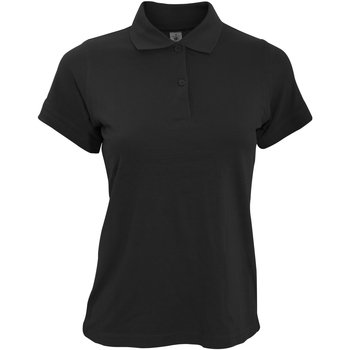 textil Dame Polo-t-shirts m. korte ærmer B And C PW455 Black