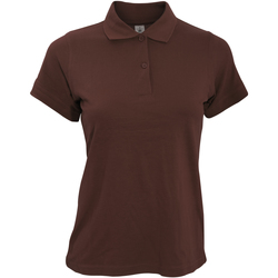 textil Dame Polo-t-shirts m. korte ærmer B And C PW455 Brown