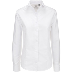 textil Dame Skjorter / Skjortebluser B And C SWO03 White