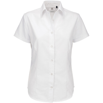 textil Dame Skjorter / Skjortebluser B And C SWO04 White