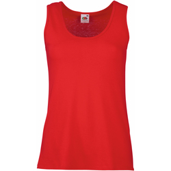 textil Dame Toppe / T-shirts uden ærmer Fruit Of The Loom 61376 Red