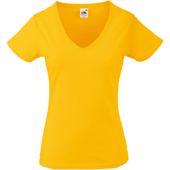 textil Dame T-shirts m. korte ærmer Fruit Of The Loom 61398 Flerfarvet
