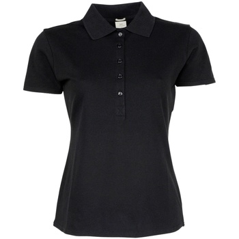 textil Dame Polo-t-shirts m. korte ærmer Tee Jays TJ145 Black