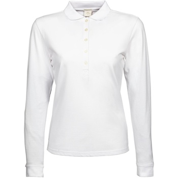 textil Dame Polo-t-shirts m. lange ærmer Tee Jays TJ146 White