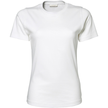 textil Dame T-shirts m. korte ærmer Tee Jays Interlock White