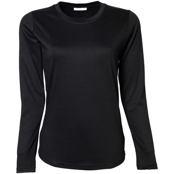 textil Dame Langærmede T-shirts Tee Jays TJ590 Black