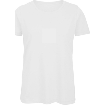 textil Dame T-shirts m. korte ærmer B And C TW043 Hvid