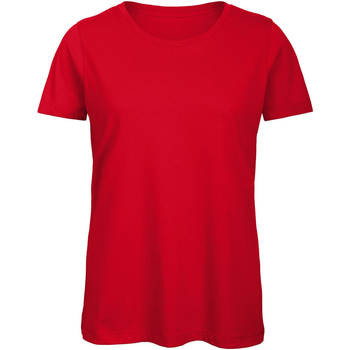 textil Dame T-shirts m. korte ærmer B And C TW043 Rød