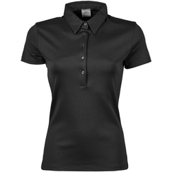 textil Dame Polo-t-shirts m. korte ærmer Tee Jays Pima Black