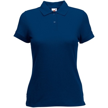 textil Dame Polo-t-shirts m. korte ærmer Fruit Of The Loom 63212 Navy