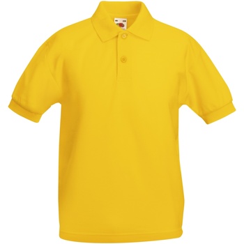 textil Dreng Polo-t-shirts m. korte ærmer Fruit Of The Loom 63417 Flerfarvet