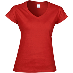 textil Dame T-shirts m. korte ærmer Gildan Soft Style Red