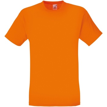 textil Herre T-shirts m. korte ærmer Fruit Of The Loom SS12 Orange