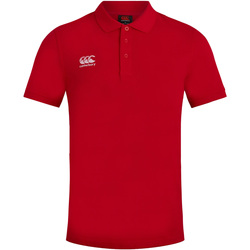 textil Herre Polo-t-shirts m. korte ærmer Canterbury CN220 Red