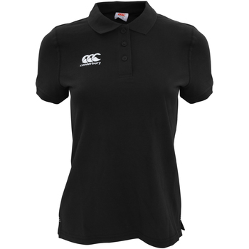 textil Dame Polo-t-shirts m. korte ærmer Canterbury CN220F Black