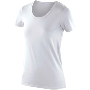 textil Dame T-shirts m. korte ærmer Spiro SR280F Hvid