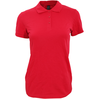 textil Dame Polo-t-shirts m. korte ærmer Sols 11347 Rød