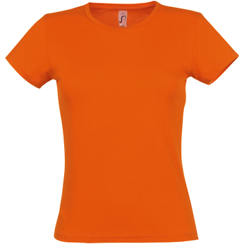 textil Dame T-shirts m. korte ærmer Sols Miss Orange