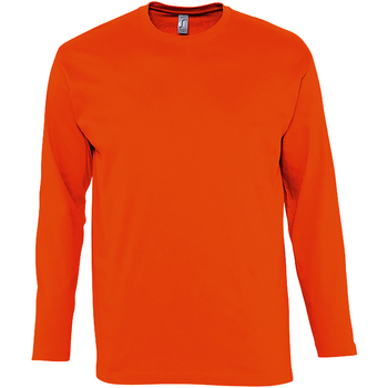 textil Herre Langærmede T-shirts Sols Monarch Orange