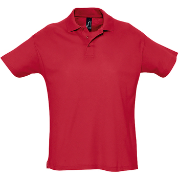 textil Herre Polo-t-shirts m. korte ærmer Sols Summer II Rød