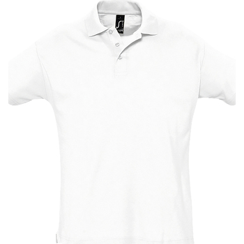 textil Herre Polo-t-shirts m. korte ærmer Sols Summer II Hvid