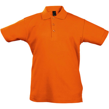 textil Børn Polo-t-shirts m. korte ærmer Sols 11344 Orange