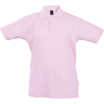 textil Børn Polo-t-shirts m. korte ærmer Sols 11344 Rød