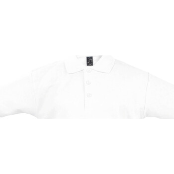 textil Børn Polo-t-shirts m. korte ærmer Sols 11344 Hvid
