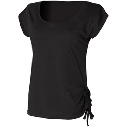 textil Dame T-shirts m. korte ærmer Skinni Fit Slounge Black