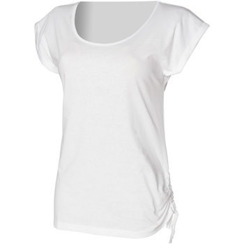 textil Dame Langærmede T-shirts Skinni Fit Slounge Hvid