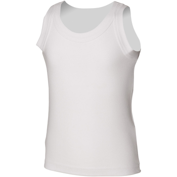 textil Børn Toppe / T-shirts uden ærmer Skinni Fit SM016 White