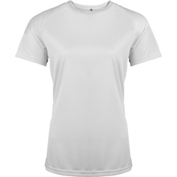 textil Dame T-shirts m. korte ærmer Kariban Proact PA439 White